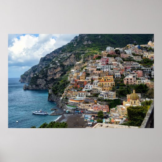 Poster Côte amalfitaine Italie (Devant)