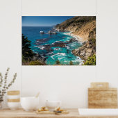 Poster Côte Big Sur, Côte Ouest, Côte Pacifique (Cuisine)