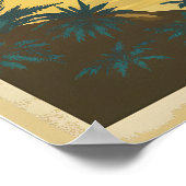 Poster Côte Californie Vintage (Coin)