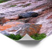 Poster Côte californienne à Carmel Beach (Coin)