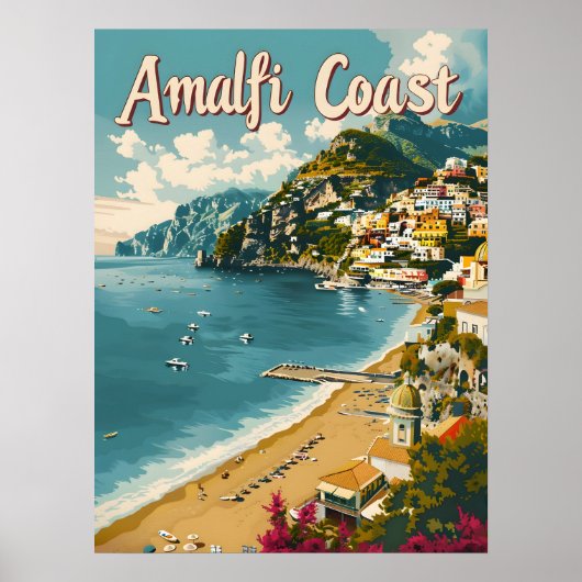 Poster Côte d'Amalfi (Devant)