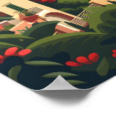 Poster Côte d'Amalfi Vintage (Coin)