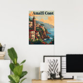 Poster Côte d'Amalfi Vintage (Bureau à domicile)
