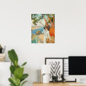 Poster Côte d'Azur (Bureau à domicile)