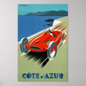 Poster Côte d'Azur (Devant)