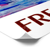 Poster Côte d'Azur, France, peinture, art, vintage (Coin)