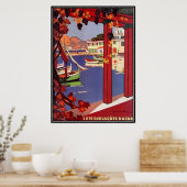 Poster Côte d'Azur vintage, France - (Cuisine)