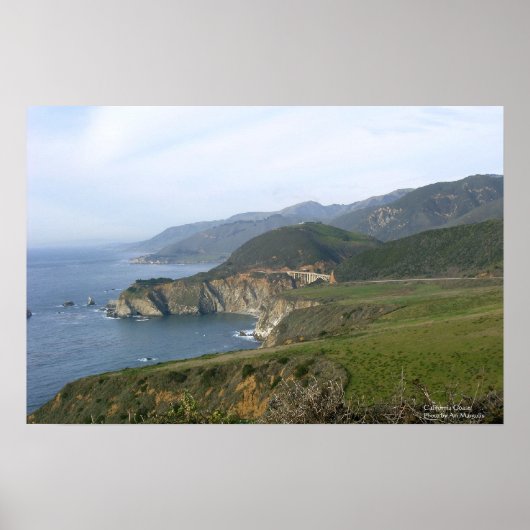 Poster Côte de Californie (Devant)