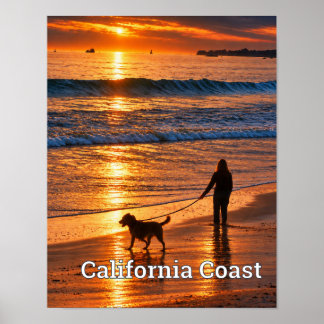 Poster Côte de Californie