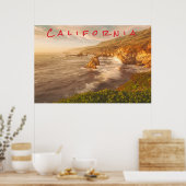 Poster Côte de Californie (Cuisine)