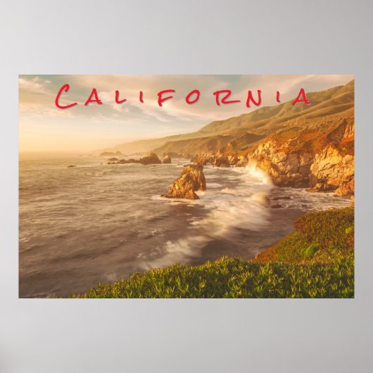 Poster Côte de Californie (Devant)