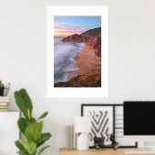 Poster Côte de Californie au-dessus de Pacifica (Bureau à domicile)