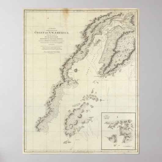 Poster Côte de l'Amérique du Nord-Ouest 3 (Devant)