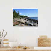 Poster Côte de l'île Bar dans le parc national Acadia (Cuisine)