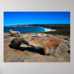 Poster Côte de l'île Fraser Paysage pittoresque Australie