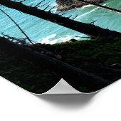 Poster Côte de l'Oregon Sunny Beach Rocks Nature Photo (Coin)