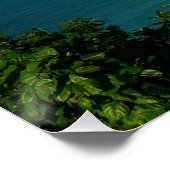 Poster Côte de Sainte-Lucie - Caraïbes Photo de vacances (Coin)