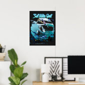 Poster Côte d'eau salée (Bureau à domicile)