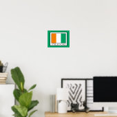 Poster Côte d'Ivoire (Bureau à domicile)