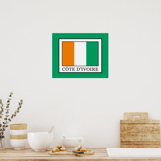 Poster Côte d'Ivoire (Cuisine)