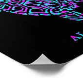 Poster Côte du Golfe Alabyma Rétro Tortues de mer Garçons (Coin)