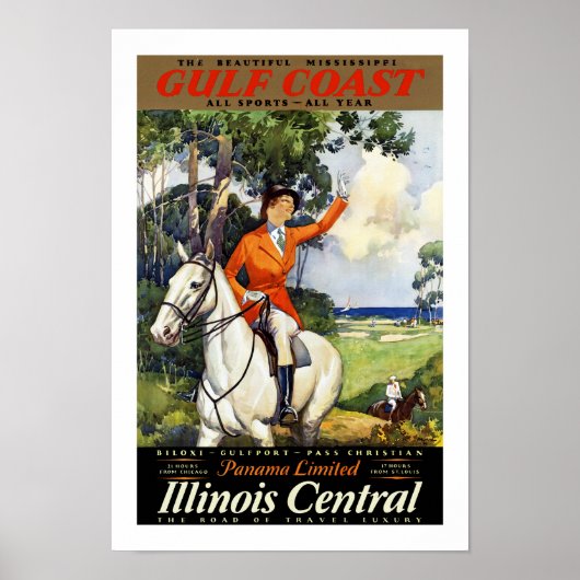 Poster Côte du Golfe par Panama Limited (Devant)