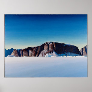 Poster Côte du Groenland