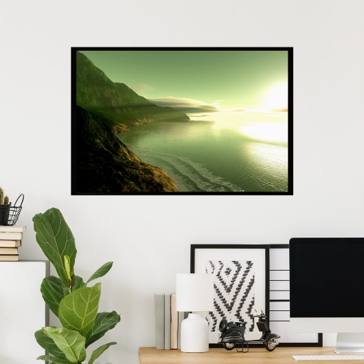 Poster Côte du Nord (Bureau à domicile)