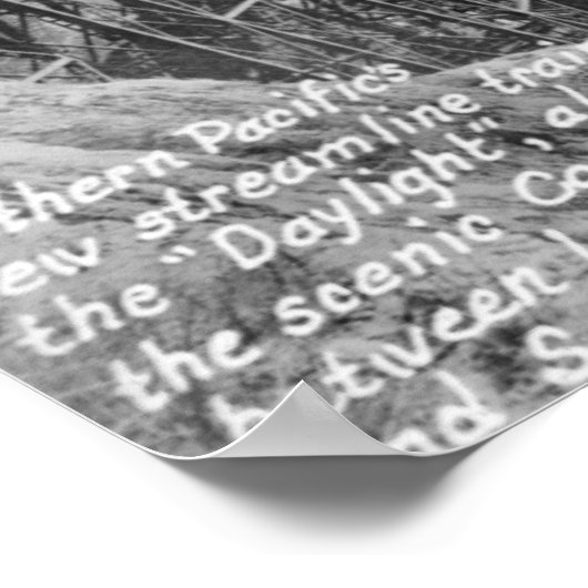 Poster Côte du Pacifique Sud (Coin)