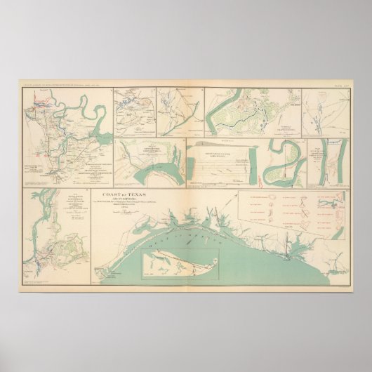 Poster Côte du Texas (Devant)