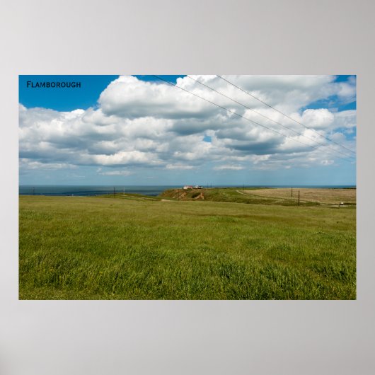 Poster Côte Flamborough (Devant)
