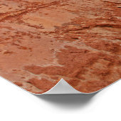 Poster Côte Jurassique roches rouges, Devon, Angleterre (Coin)