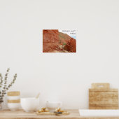 Poster Côte Jurassique roches rouges, Devon, Angleterre (Cuisine)