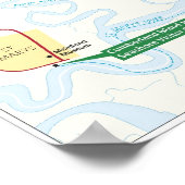 Poster Côte nationale de l'île Cumberland (Coin)