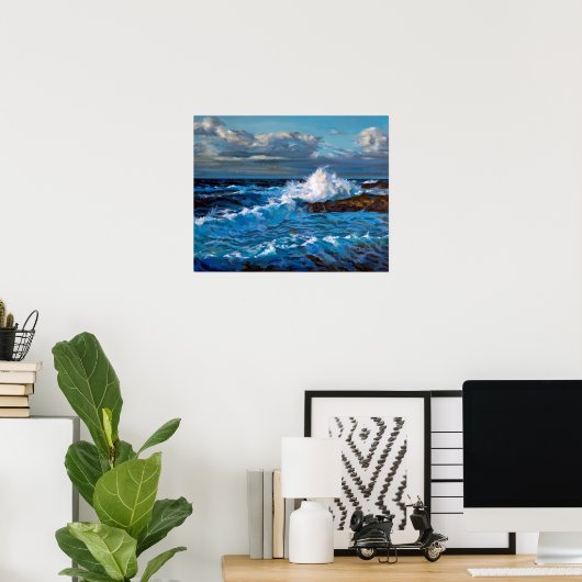 Poster Côte Nord (Bureau à domicile)