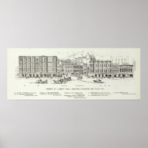 Poster Côté nord Stockton et Ellis du marché