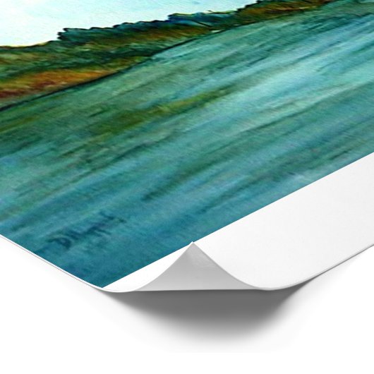 Poster Côte Océanique (Coin)