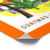 Poster Côte Ouest du Mexique (Coin)