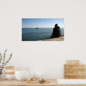 Poster Côté quai (Cuisine)