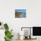 Poster Côte rocheuse des Sables d'Olonne en France (Bureau à domicile)