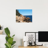 Poster Côte Rocheuse Du Port De Bass (Bureau à domicile)