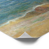 Poster Côte rocheuse par Paul Gauguin, Impressionnisme Vi (Coin)