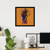 Poster Côté sauvage (Bureau à domicile)