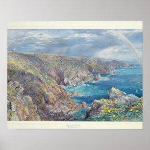 Poster Côte sud de Guernesey du Cribiere, 1862 (W