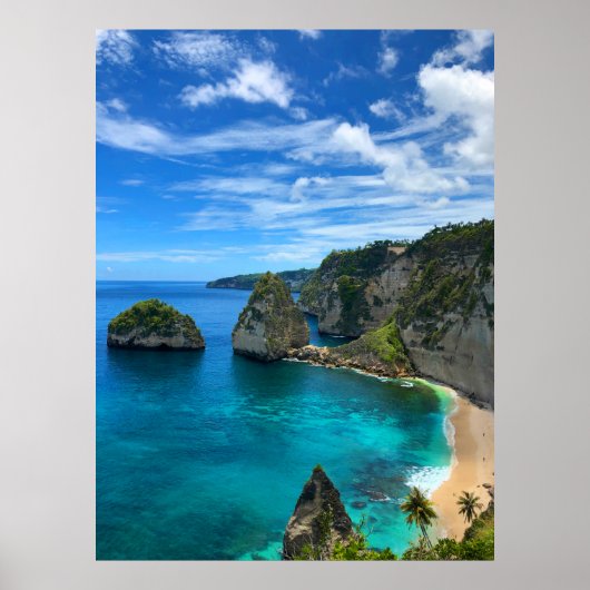 Poster Côte Tropical Island Paradise Beach (Devant)