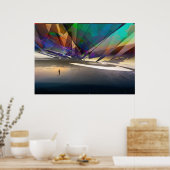 Poster Côtes cosmiques du subconscient - art visionnaire (Cuisine)