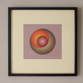 Poster Cotes harmonieuses : Dégradé minimaliste