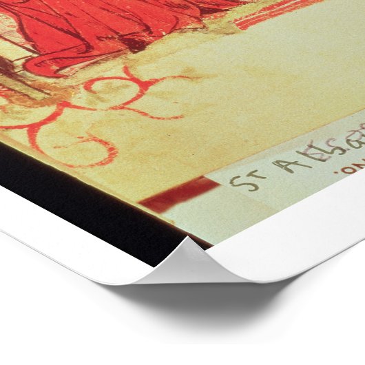 Poster Coton Nero D VIII fol.7 Reine Matilda tenant un c (Coin)