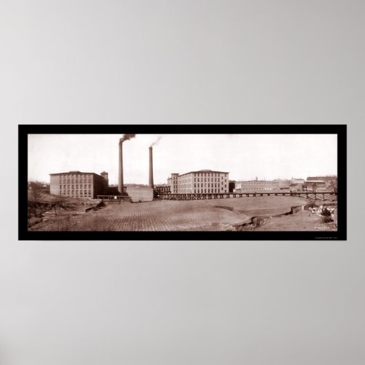 Poster Coton Spartanburg, SC Photo 1909 (Devant)