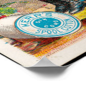 Poster Coton Spool, Publicité Vintage (Coin)